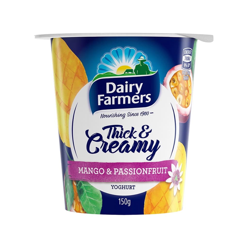 Dairy Farmers Mango Yoghurt 150G.