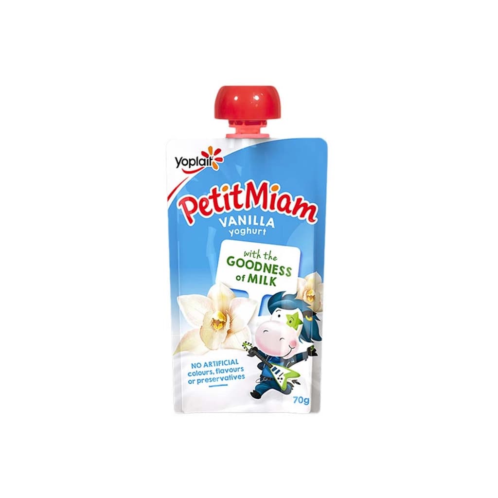 Yoplait Petit Miam Vanilla Yoghurt 70G.