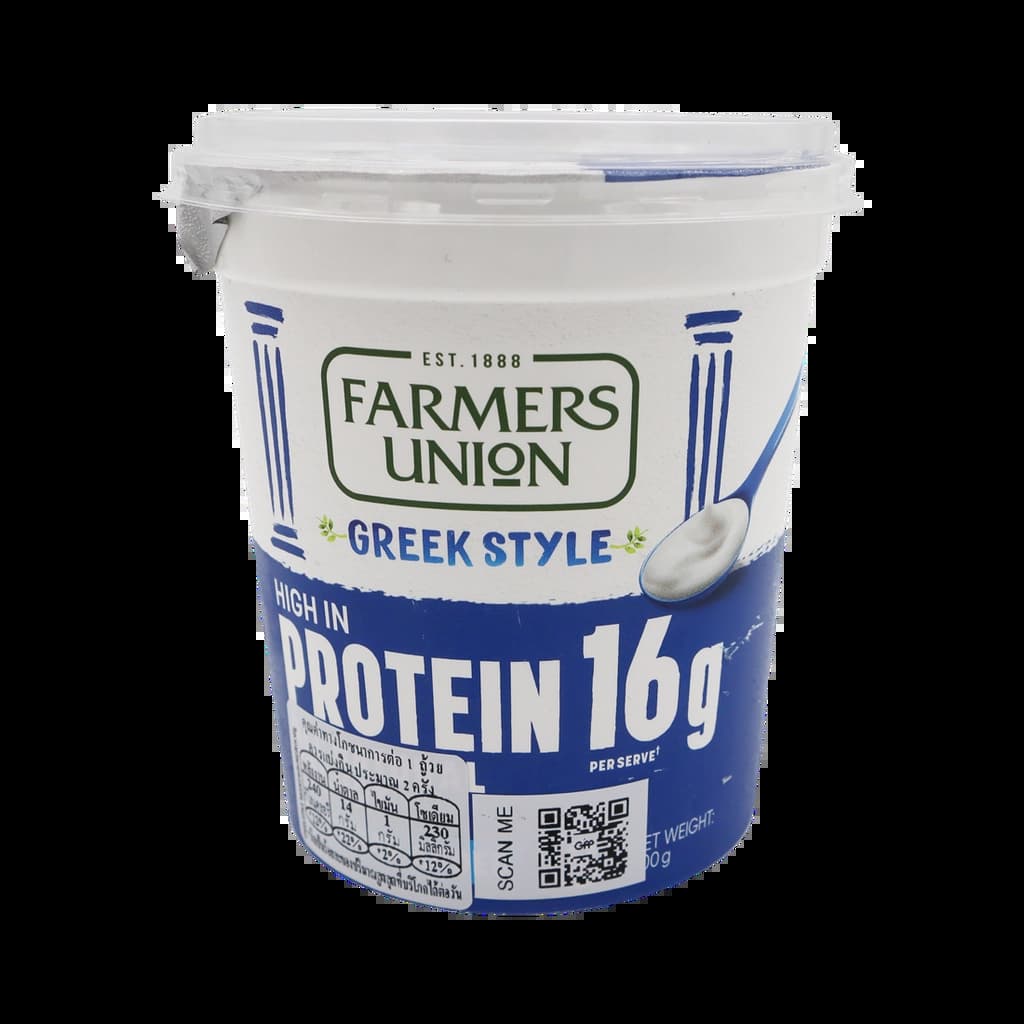 ฟาร์เมอร์ยูเนี่ยน กรีกไฮท์โปรตีน 500ก.