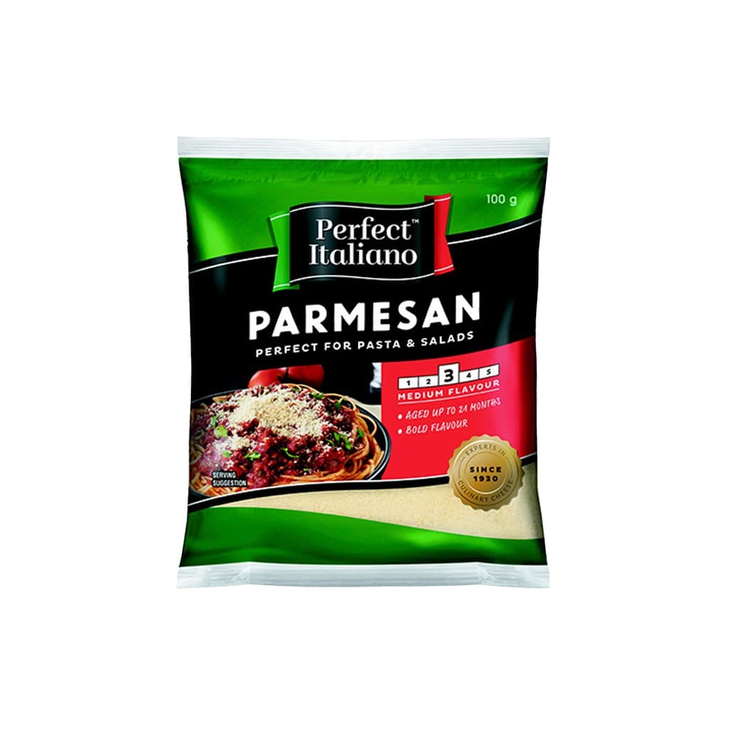 Perfect Italiano Grated Parmesan Cheese 100G.