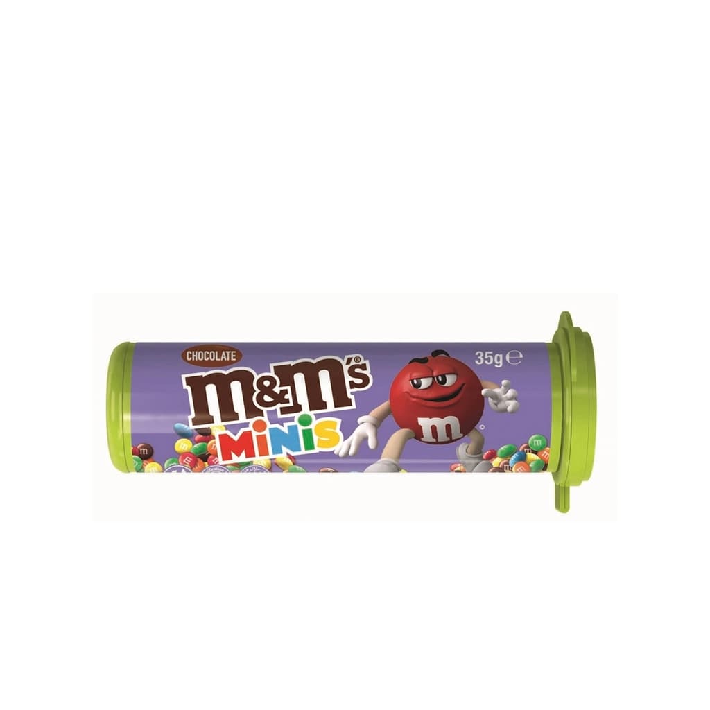 M&M Mini Tube Chocolate 35G.