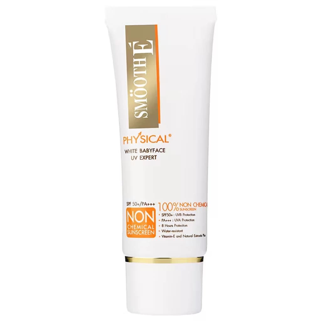 สมูทอี ครีมกันแดดPHYSICAL SPF50+สีเบจ40G