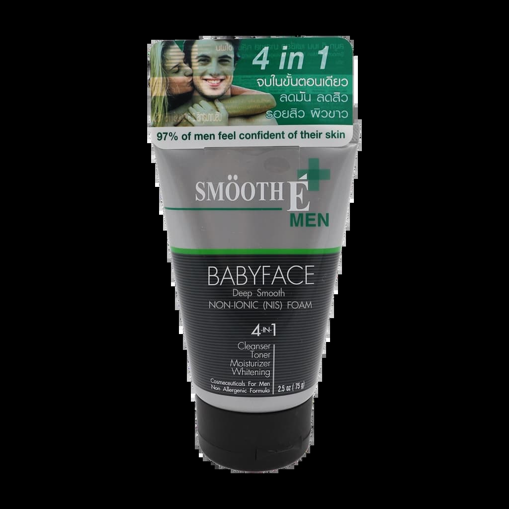 Smooth E Homme Facial Foa 2.5Oz