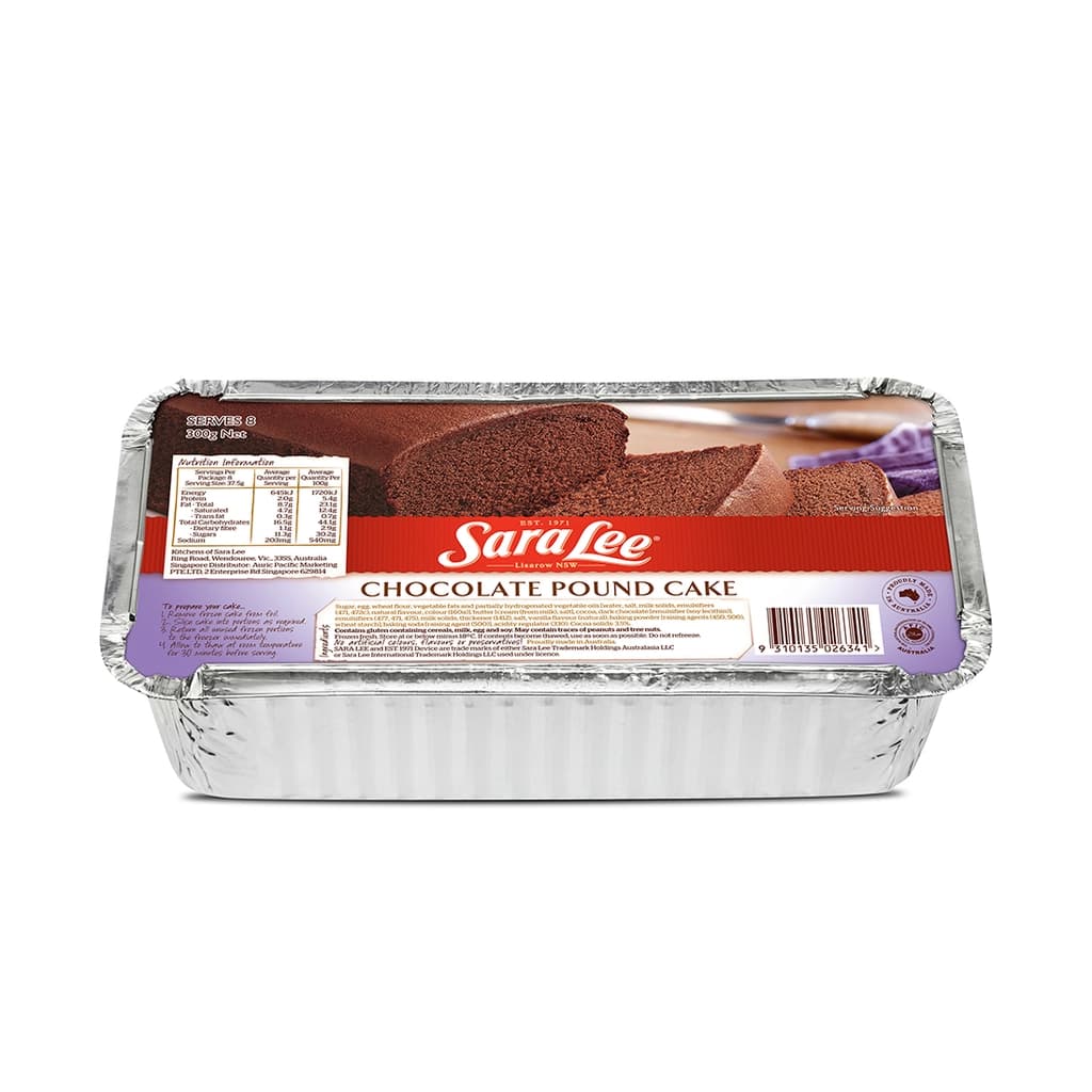 Sara Lee Chocolate Pound Cake 300G.
