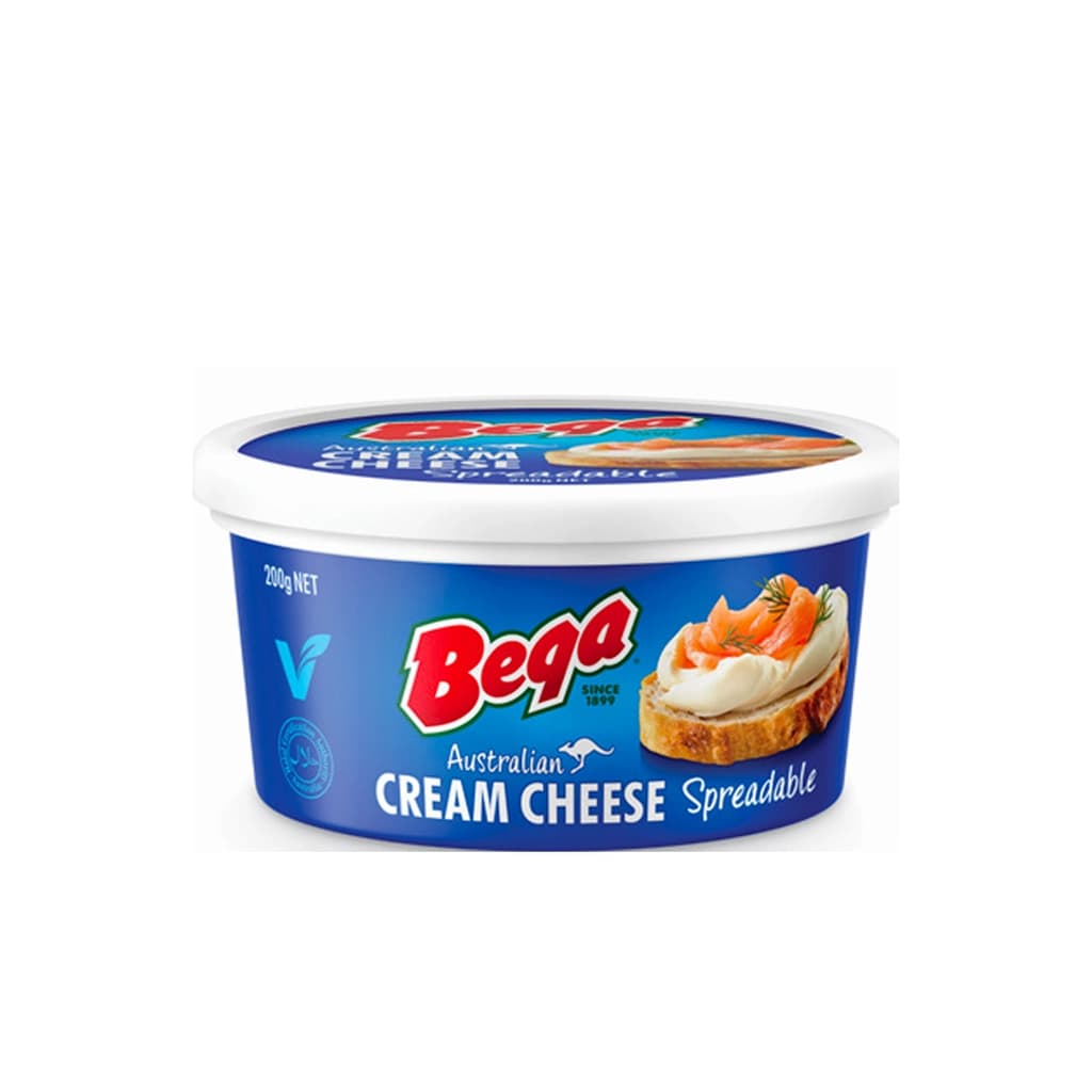 Bega Australian Spreadable Cream Cheese 200G.