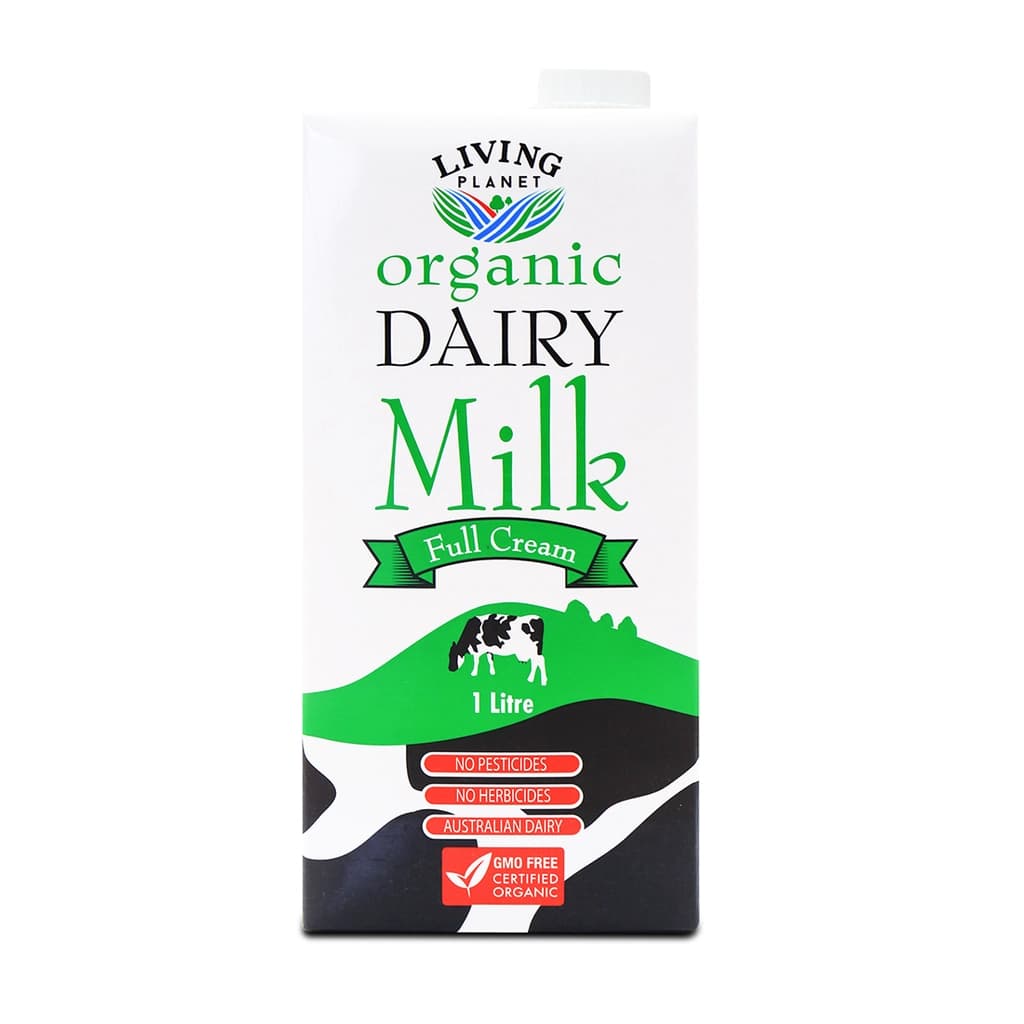 Living Planet Organic Dairy Milk Full Cream 1LTR.