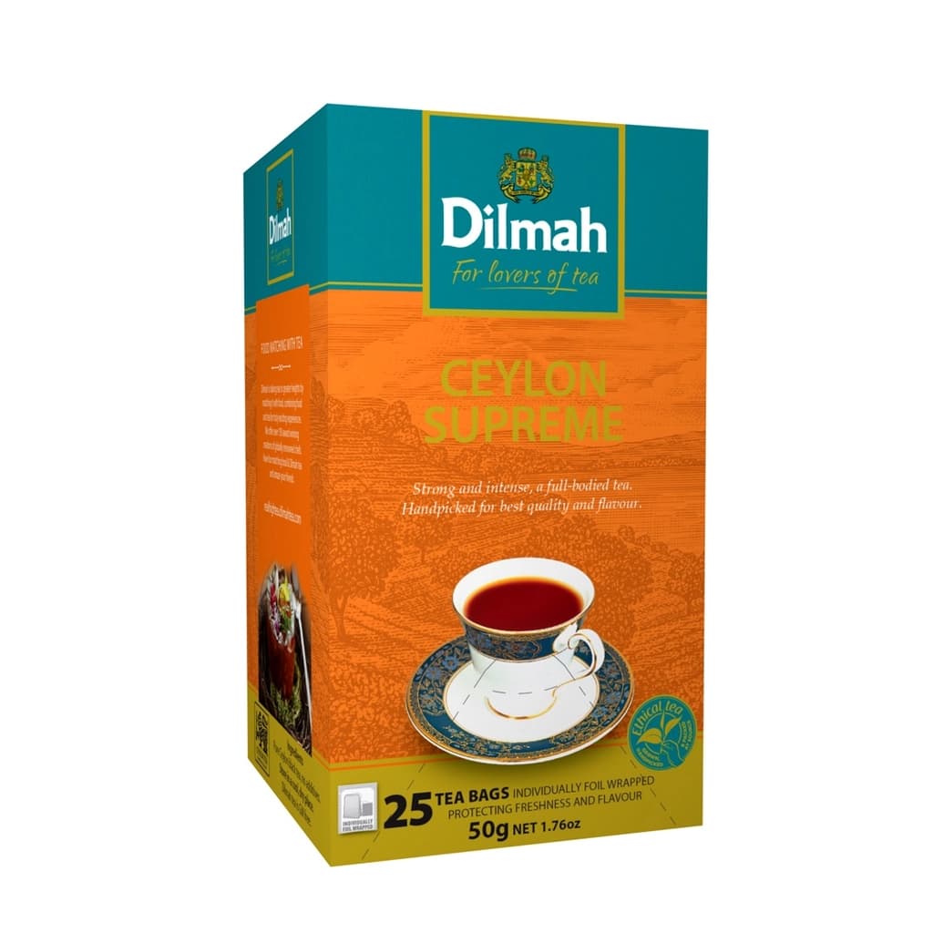 Dilmah Ceylon Supreme Tea 2G. Pack 25 sachets