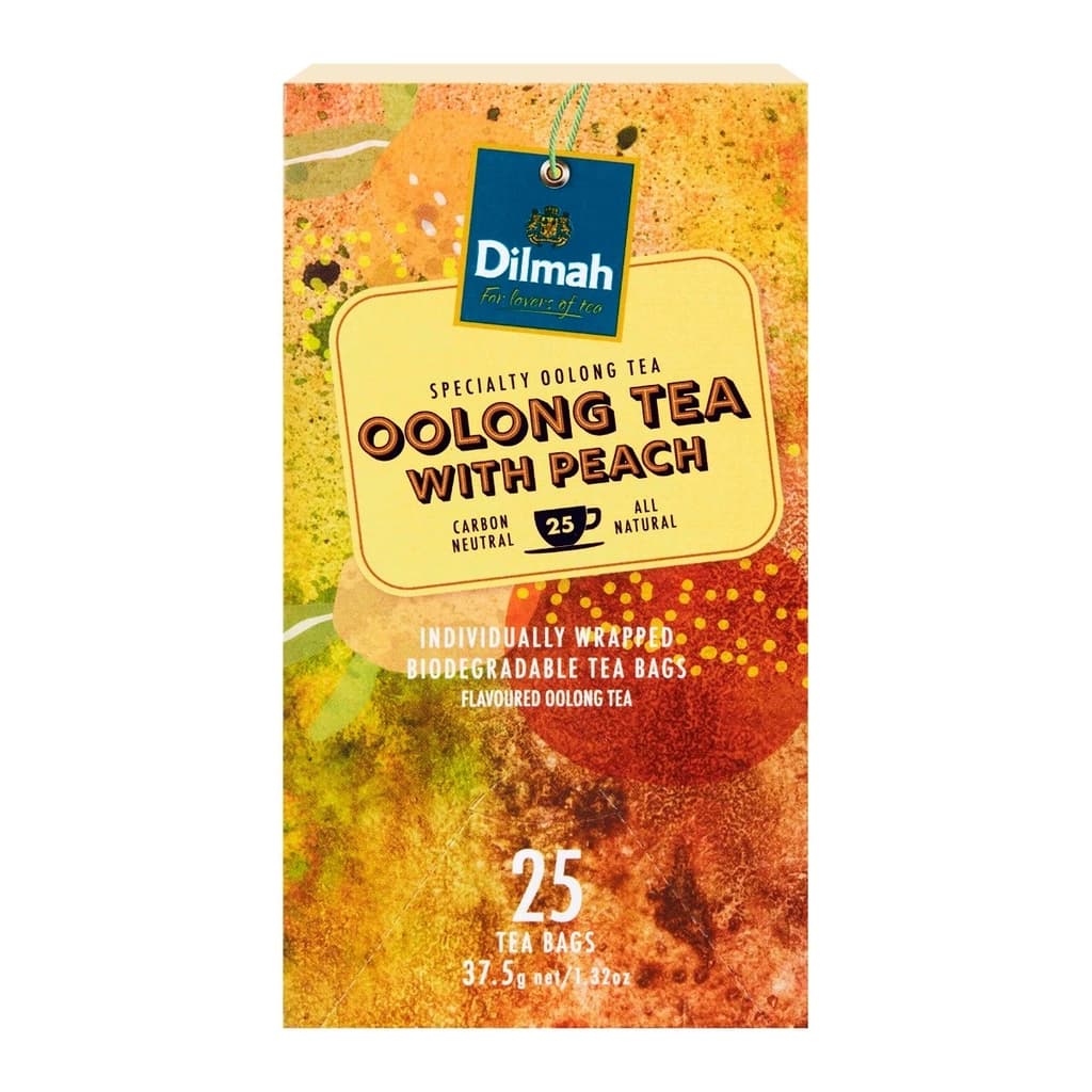 ดิลมา ชาอูหลงกลิ่นพีส 37.5 กรัม 25 ซอง