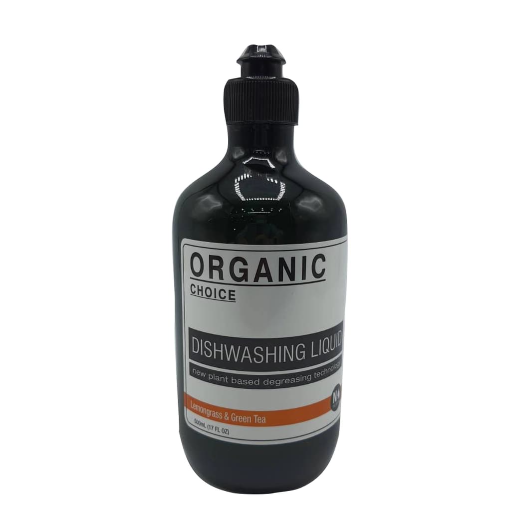 Organic Choice Dish Wash Lemongrass & Green Tea 500ML.