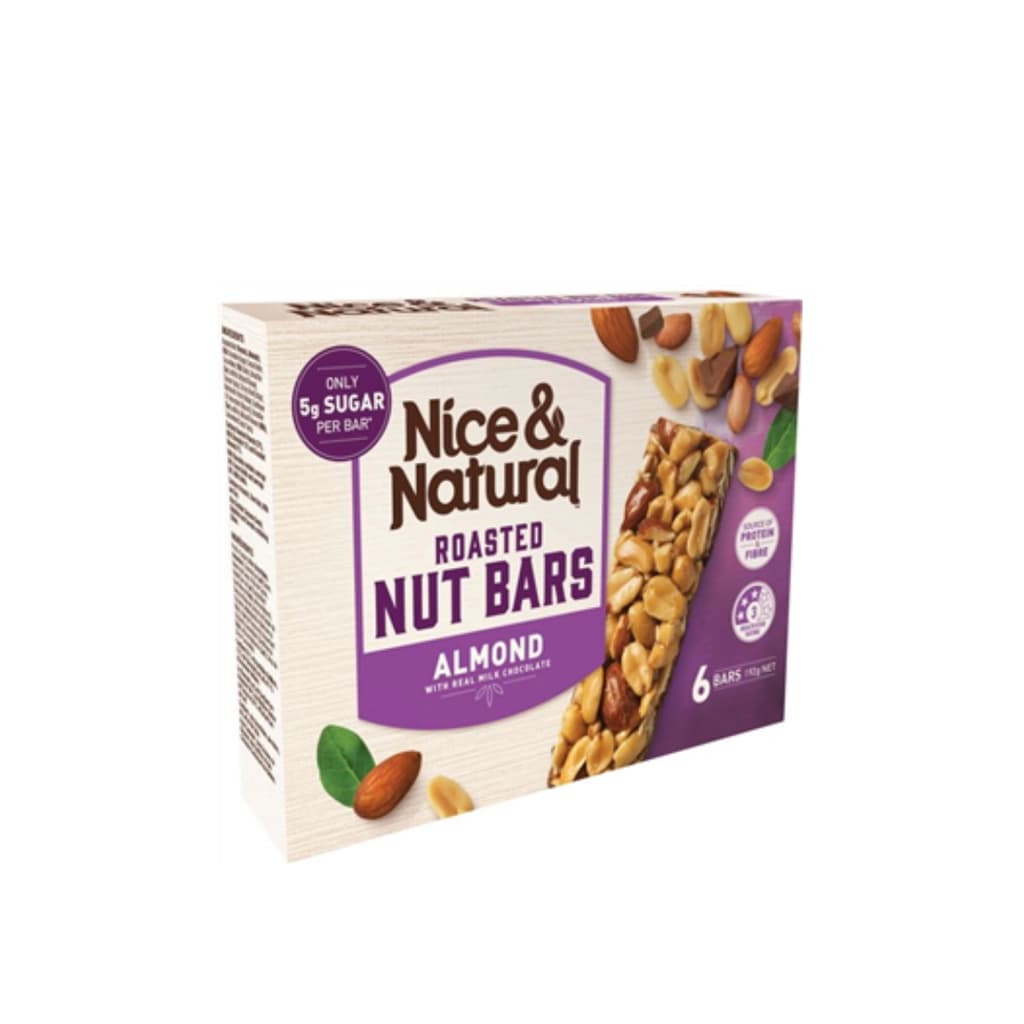 Nice&natural Nut Bars Almond 192G.