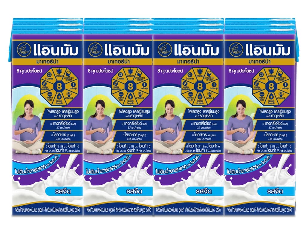 Anmum Skim Milk Formula 180ML. Pack 12