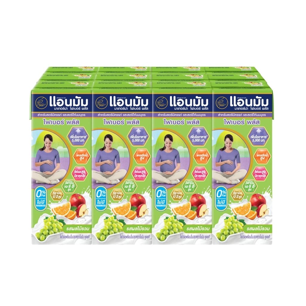 Anmum Drinking Yogurt Mix-Fruit 12*180ML