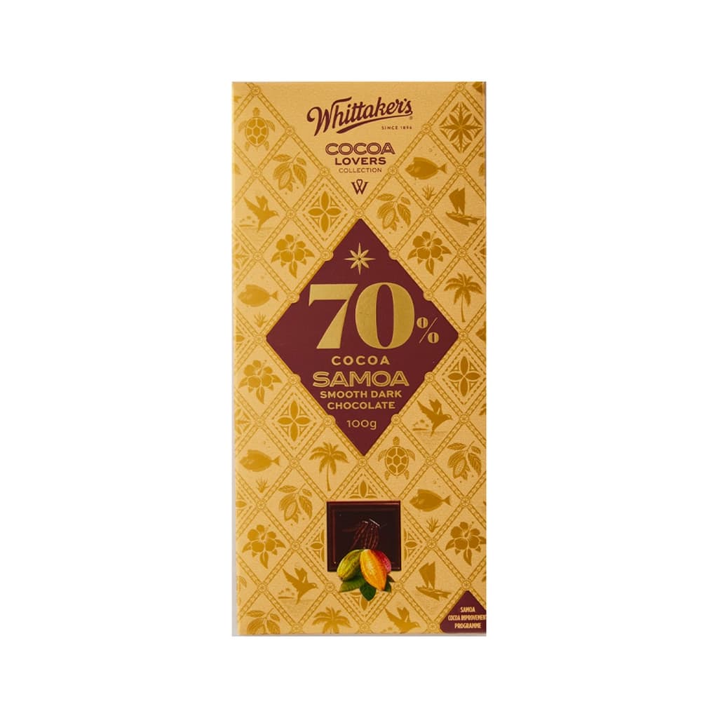 วิทแทคเกอร์ โกโก้ 70% ดาร์กช็อกโกแลต100ก