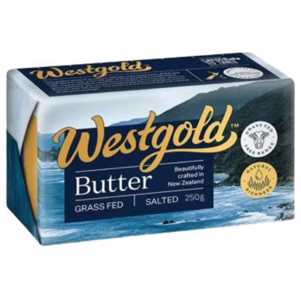 WESTGOLD PURE SALTED BUTTER 250G