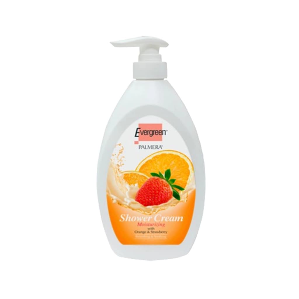 เอเวอร์กรีน ครีมอาบน้ำออเรน&สตรอฯ1000ML