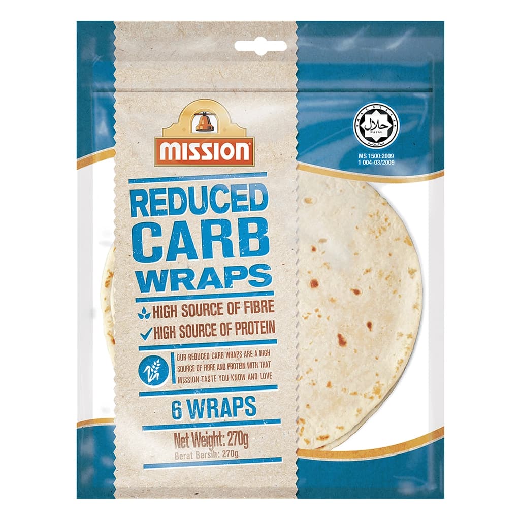 Mission Reduced Carb Wraps 270G.