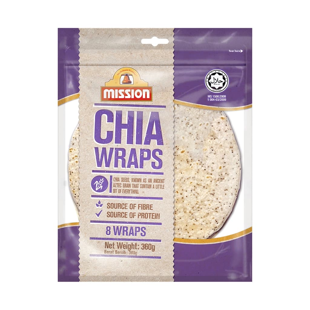 Mission Wraps Wholegrain 360G.
