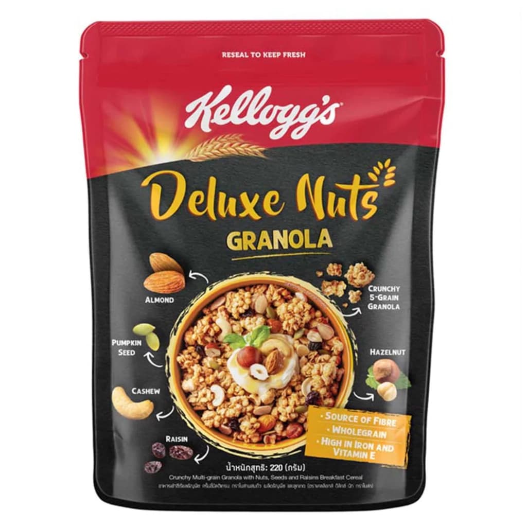 Kellogg's Deluxe Nuts Granola 220G.
