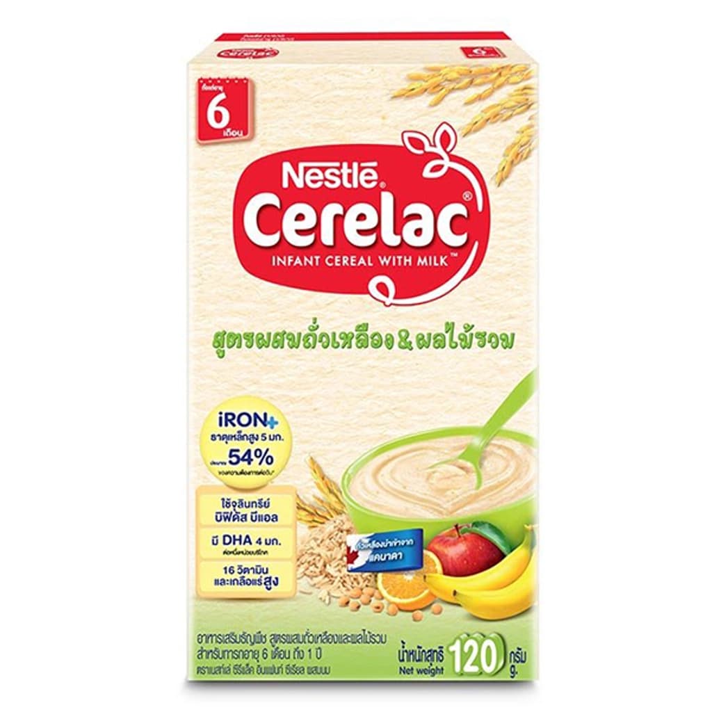 ซีรีแล็ค สูตรถั่วเหลืองผลไม้ 100ก