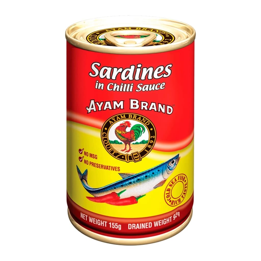 อะยัม ปลาซาร์ดีนราดพริก 155G.
