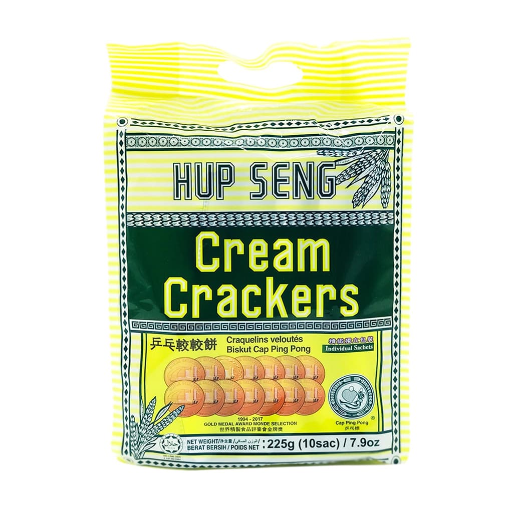 Hup Seng Cream Crackers 225G.