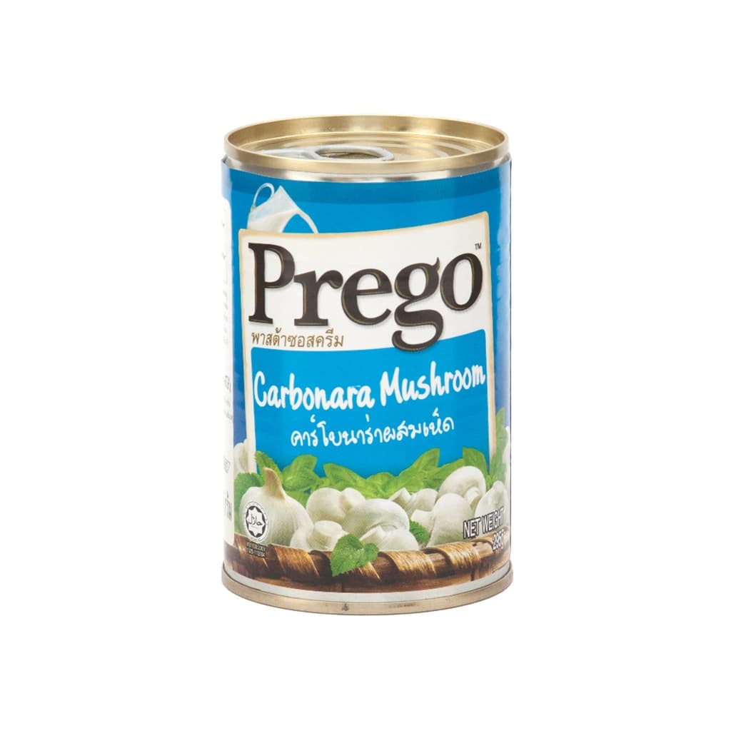 Prego Carbonara with Mushroom Sauce 295G.