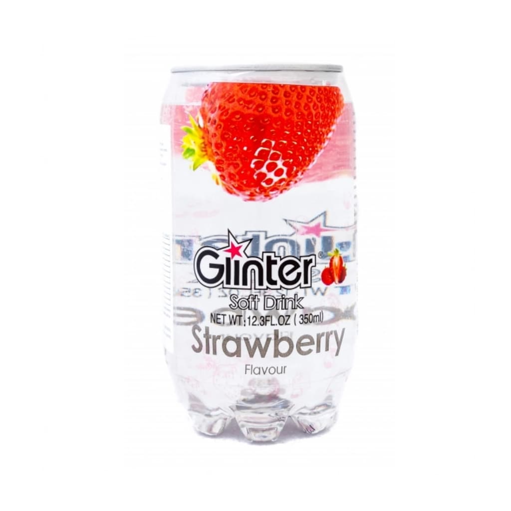 Glinter Soft Drink Strawberry Flavour 350ML.