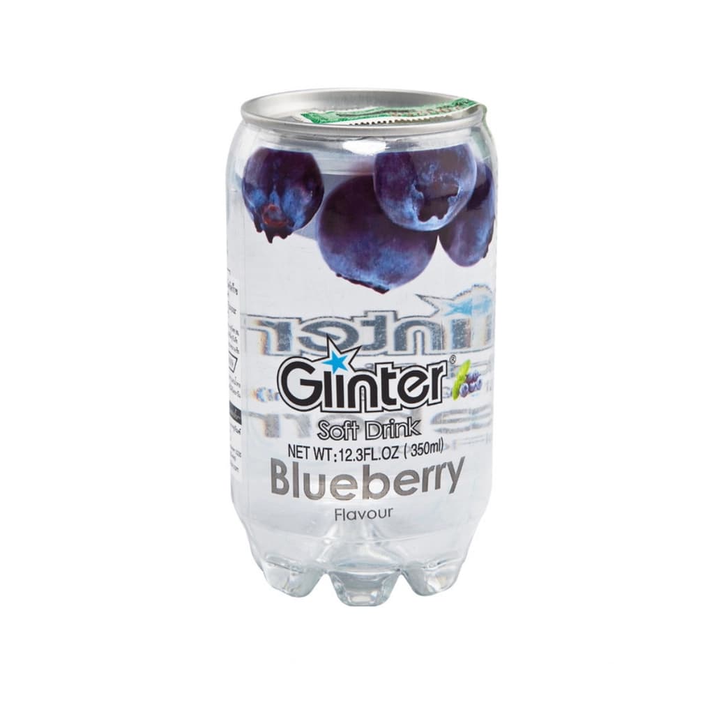 Glinter Soft Drink Blueberry Flavour 350ML.