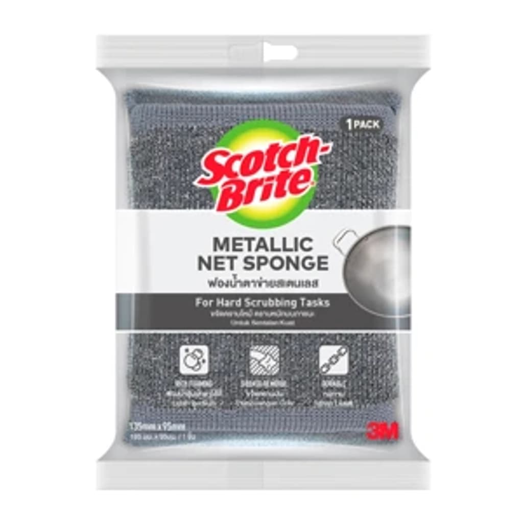 สก๊อตช์-ไบรต์ ฟองน้ำตาข่ายหุ้มสเตนเลส