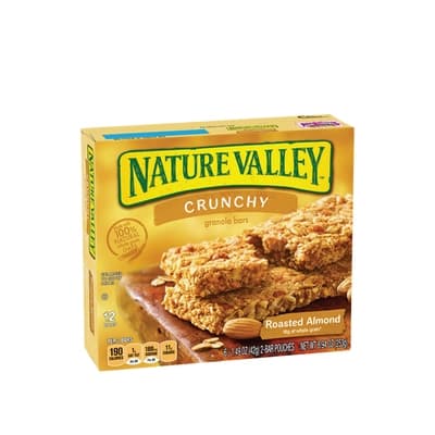 Nature Valley Crunchy Granola Bars Roasted Almond 253G.