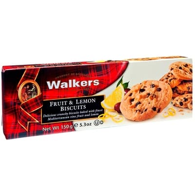Walkers Biscuit Fruit & Lemon 150G.