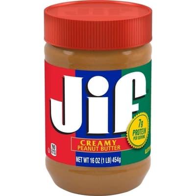 Jif Creamy Peanut Butter 454G.