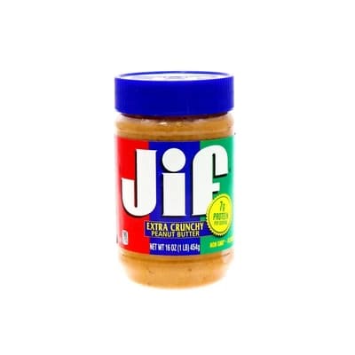จิฟ ครั้นชี พีนัตบัตเตอร์ ถั่วลิสงบดหยาบ 454ก.