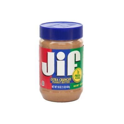 Jif Extra Crunchy Peanut Butter 454G.