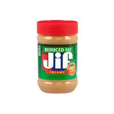 Jif Creamy Peanut Butter Low Fat 454G.