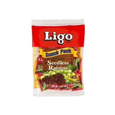 Ligo Raisins Snack Pack 198G
