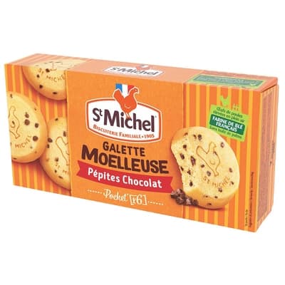 แซง มิเชล ซอฟท์กาเลต ช็อกโกแลตชิพ 180ก