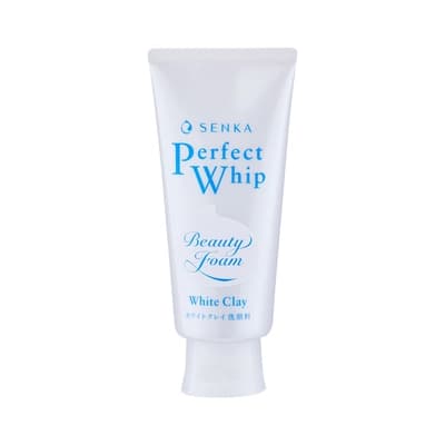 Senka Perfect White Clay Facial Foam 120G.