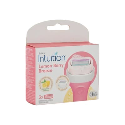 Schick Intuition Lemon Berry Refill Blades 3PCS.