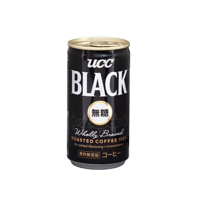 UCC Black Coffee Non-Sugar 185ML.