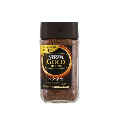 Nescafe Gold Blend Kokufukame Freeze Dried Instant Coffee 80G.