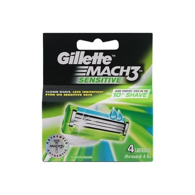 Gillette Mach 3 Sensitive Blades 4PCS.