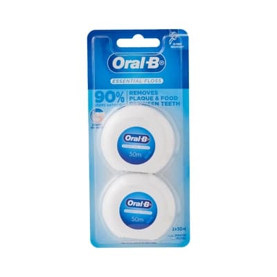 Oral B Essential Dental Floss 50CM. Pack 2
