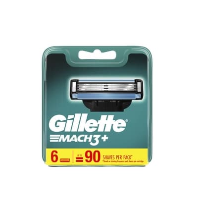 Gillette Mach3 Plus Cart 6 Refill