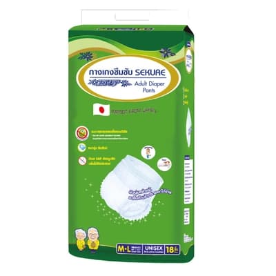 Secure Adult Pant Size M-L 18PCS.