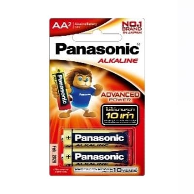Panasonic Alkaline Batteries LR6T/2B size "AA" Pack 2