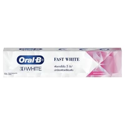 ORAL-B 3DWHITE FAST WHITE FORTIFYING MINERAL TOOTHPASTE 160G.