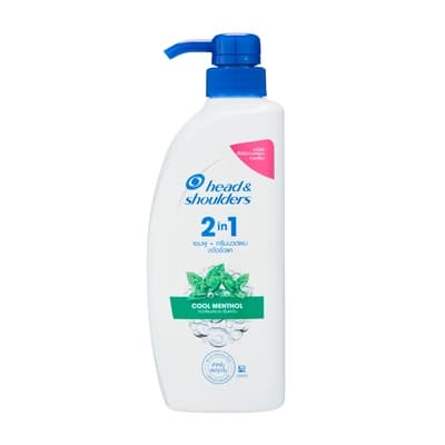 เฮด&โชว์เดอร์ แชมพู 2IN1(แชมพู+ครีมนวดผม) ขจัดรังแค คูลเมนทอล 370มล