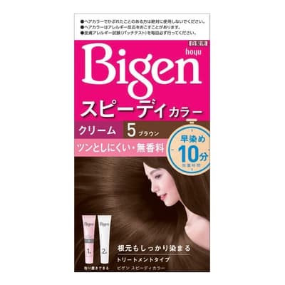 Bigen Speedy Hair Color Dark Brown No.5 170G.