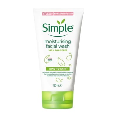 Simple Moisturising Facial Wash 150ML.